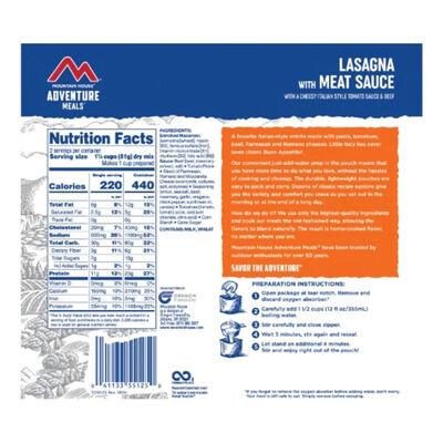 Lasagna with Meat Sauce | Mountain House Freeze Dried Food, , large